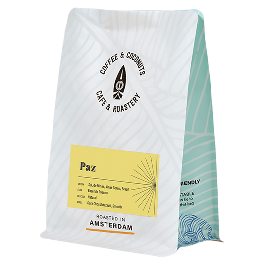 Paz Brazil - Coffee Beans | Nutty & Chocolate | Full Body | Coffee & Coconuts