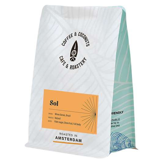 Sol Brazil - Coffee Beans | Palm Sugar, Stone Fruit | Full Body | Coffee & Coconuts