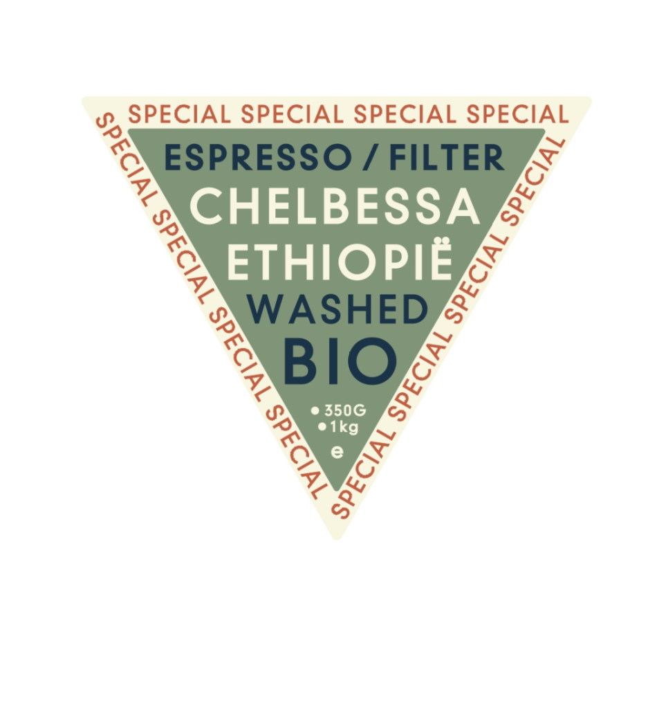 Ethiopia Chelbessa - Koffiebonen | Vanille, Gember, Abrikoos, Sinaasappel | Medium Body | 1950 - 2200m