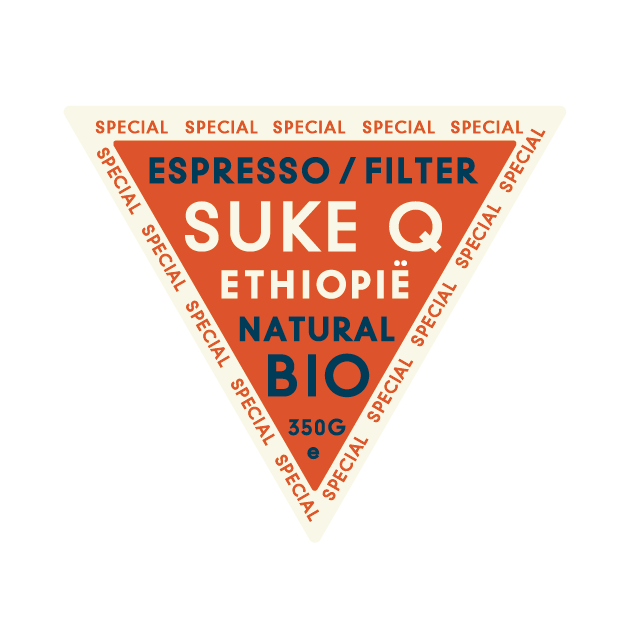 Ethiopië Suke Q - Koffiebonen | Zoet, Fruitig | Espresso &amp; Filter | 1800 - 2200m